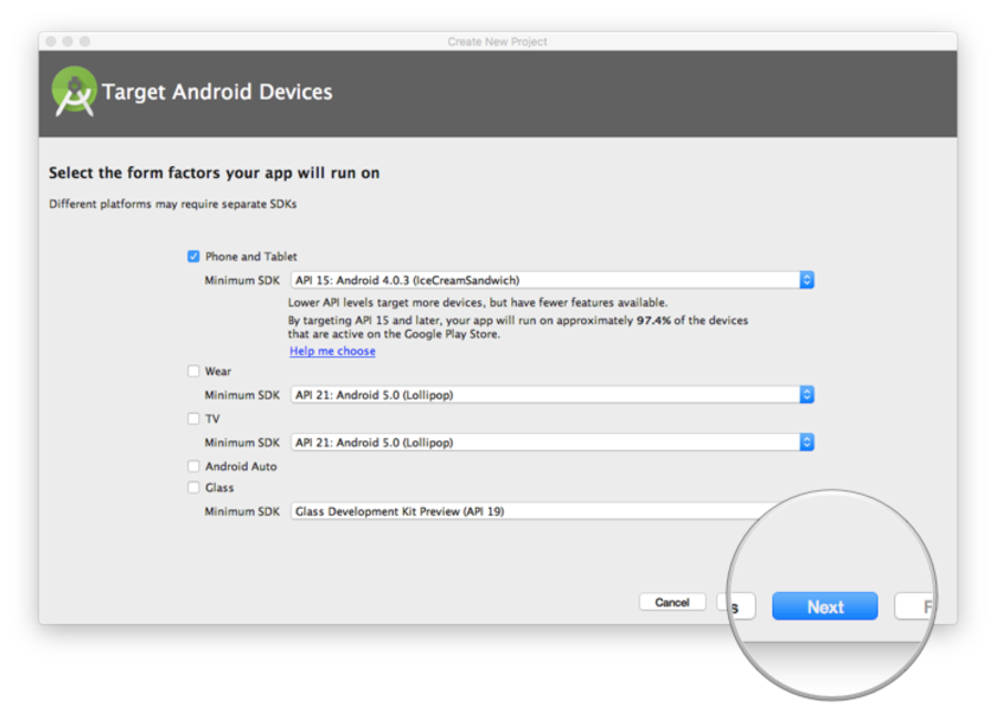 android studio newproject2