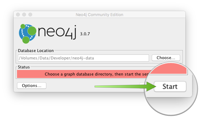 neo4j start
